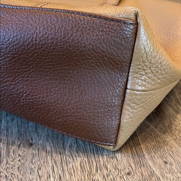 Fossil Jenna Handbag Brown Pebbled Leather - Picture 16 of 16